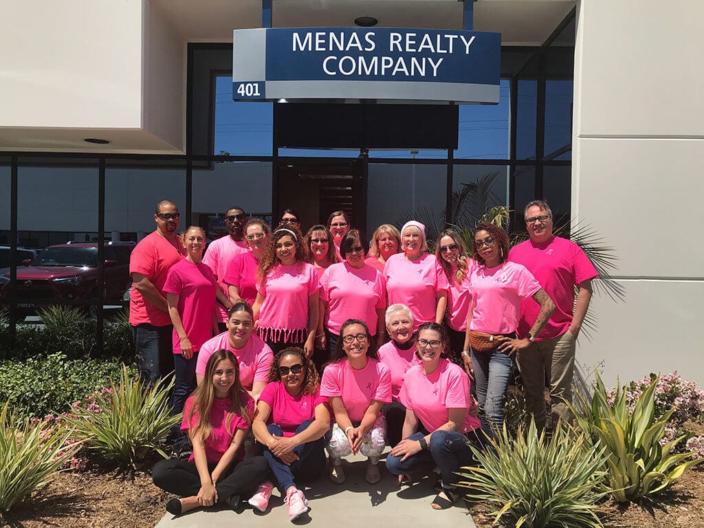 Menas HOA Management showing their support for one of their Team Members